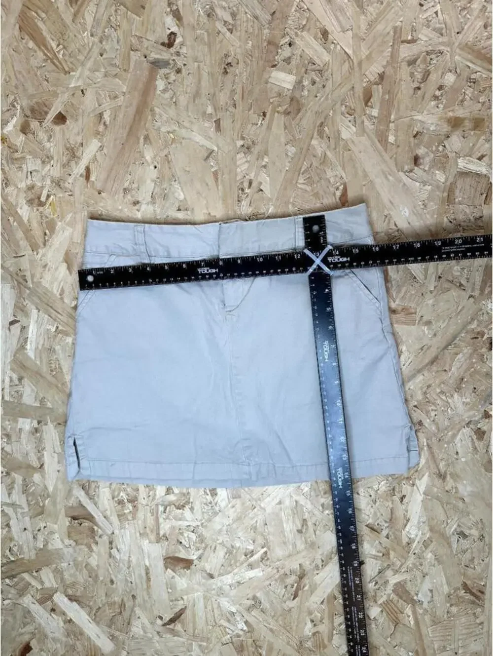 Bay Studio Petite Skort Womens 6P Gray Cotton Blend Stretch Athletic Casual Golf